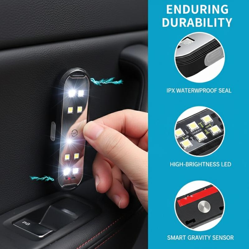 New Car Door Lights LED Colorf - Emergency Exit Sign review and price