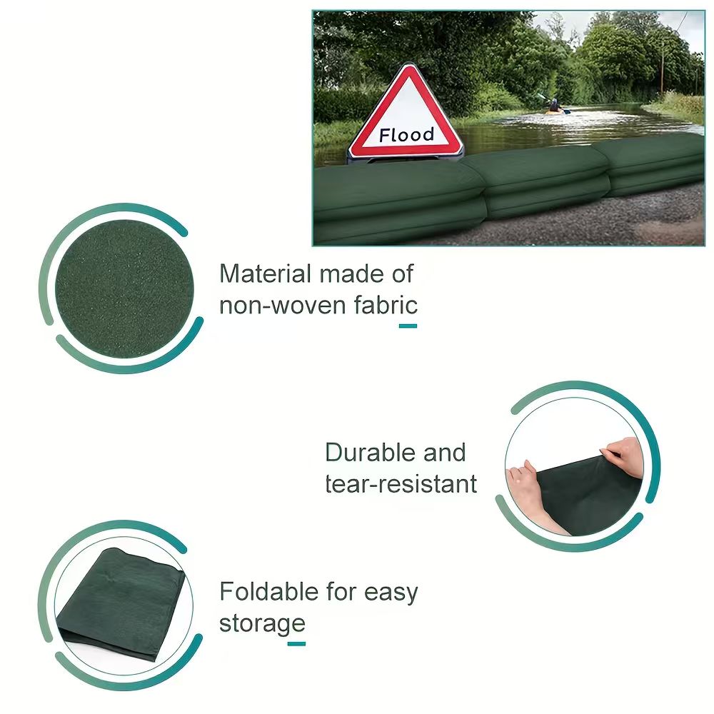 Water Activated Sandbags Flood - Flood Barrier Bag review and price