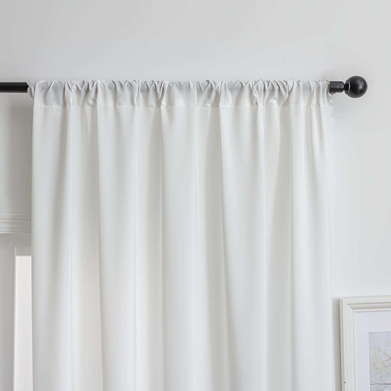 1pc Sheer Curtain, Non-Transpa - Window Lock Bar review and price