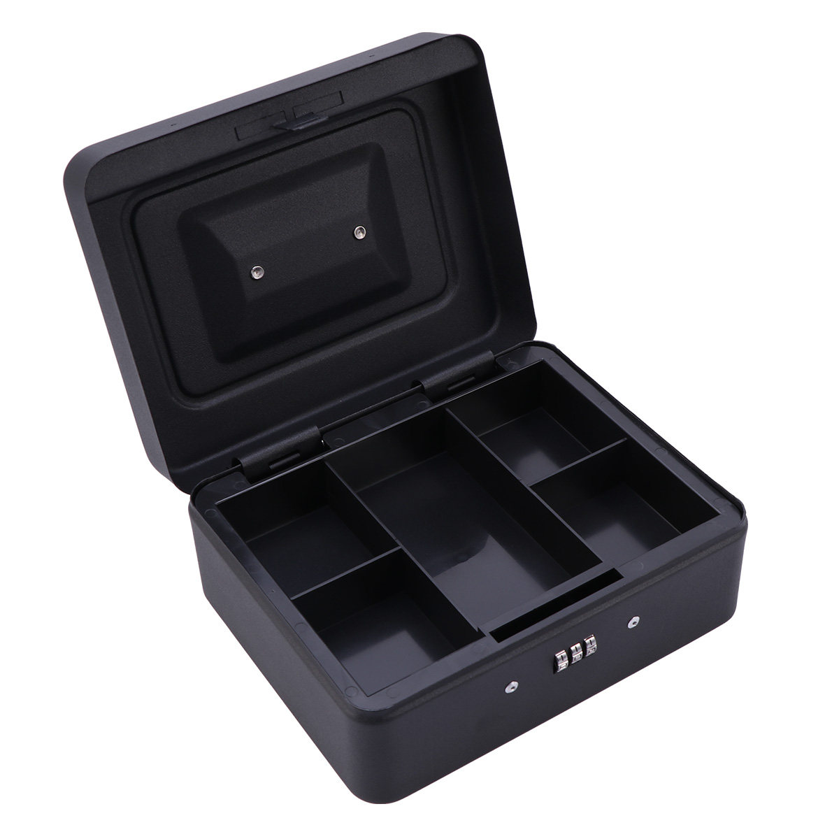 Heavy Duty Thicken Metal Cash  - Lockbox Key Secure review and price