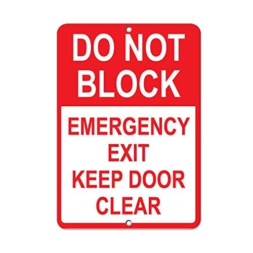 Vincenicy Metal Sign Great Alu - Emergency Exit Sign review and price