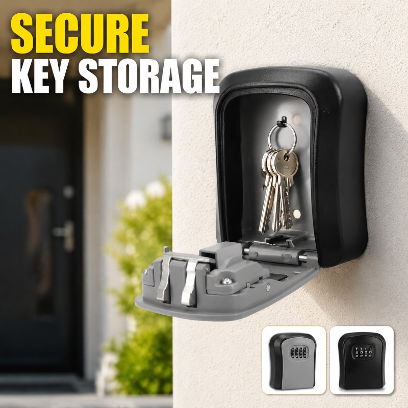 Wall Mount Key Lock Box 4 Digi - Lockbox Key Secure review and price