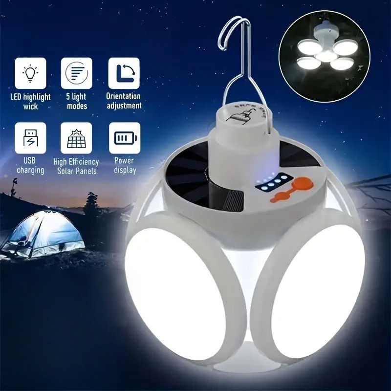 Solar Charging Light with Hook - Power Outage Light review and price